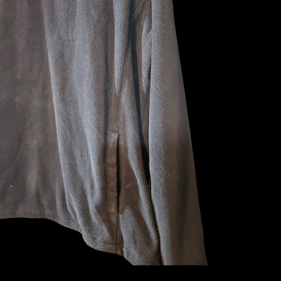 Croft & Barrow Navy Blue Quarter Zip Fleece Pullover Size XL - Picture 3 of 5